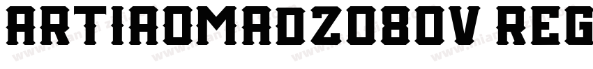 ARTIAOMADZ080V Regul字体转换